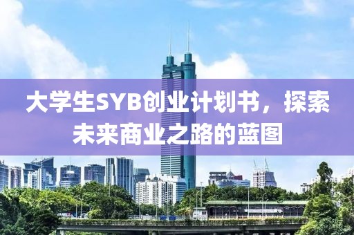 大学生SYB创业计划书，探索未来商业之路的蓝图