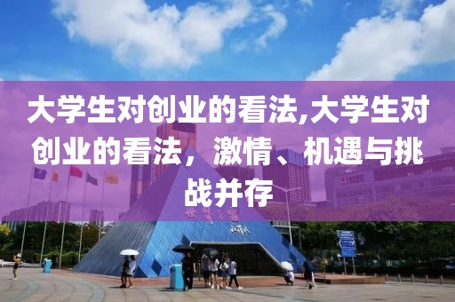 大学生对创业的看法,大学生对创业的看法，激情、机遇与挑战并存