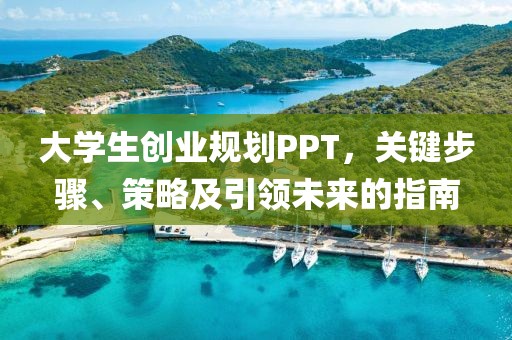 大学生创业规划PPT，关键步骤、策略及引领未来的指南