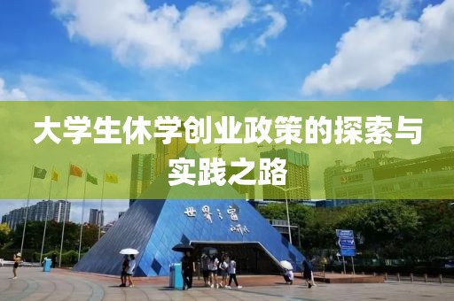 大学生休学创业政策的探索与实践之路