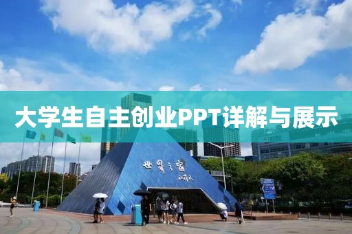 大学生自主创业PPT详解与展示