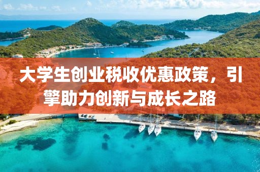 大学生创业税收优惠政策，引擎助力创新与成长之路