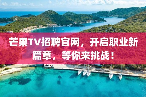 芒果TV招聘官网，开启职业新篇章，等你来挑战！