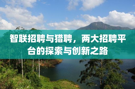 智联招聘与猎聘，两大招聘平台的探索与创新之路