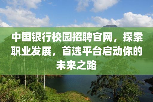 中国银行校园招聘官网，探索职业发展，首选平台启动你的未来之路