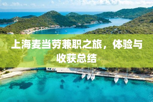 上海麦当劳兼职之旅，体验与收获总结