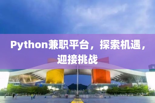 Python兼职平台，探索机遇，迎接挑战